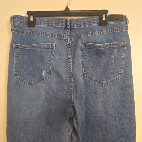 Nicole Miller New York SOHO High Rise Ankle Slim Jeans Size: 14 - Picture 4 of 10